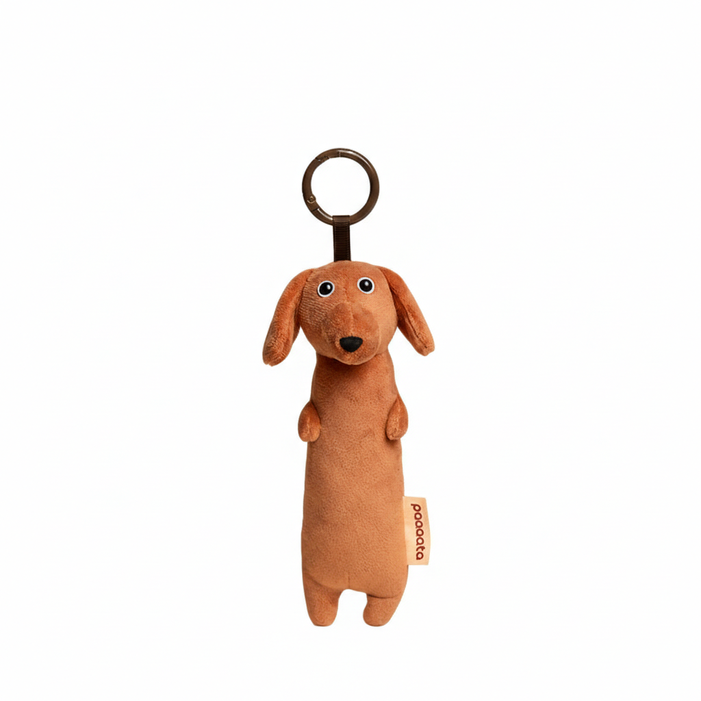 Rojo Dachshund Charm plush toy