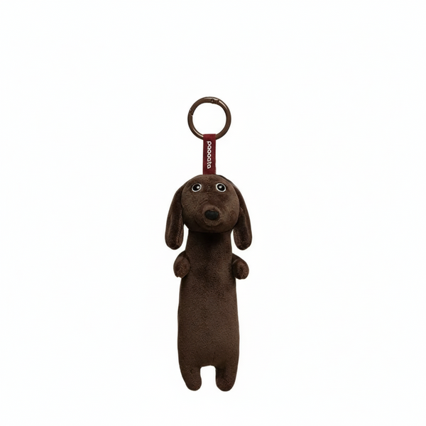 Soy Sauce Dachshund Charm plush toy